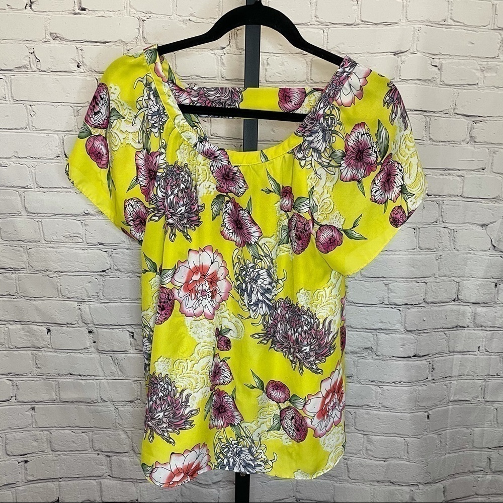 Valerie Stevens Floral Printed Blouse